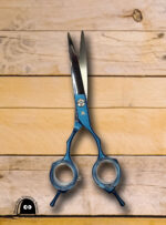 Chihuahua Curved 6.5" Blue Pet Grooming Scissors