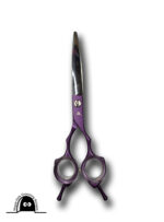 Chihuahua curved 6.5" Purple Pet Grooming Scissors