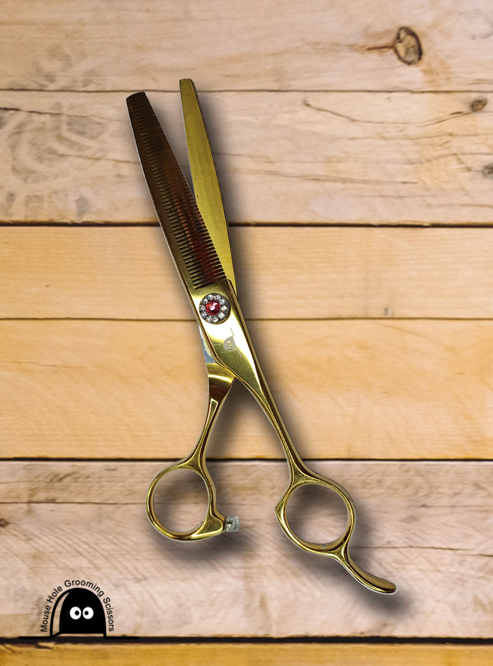 Afghan Right-handed Straight Thinner 6.5" Pet Grooming Scissors