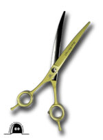 Corgi 7" Yellow Lefty Curves Pet Grooming Scissors